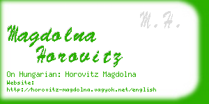 magdolna horovitz business card